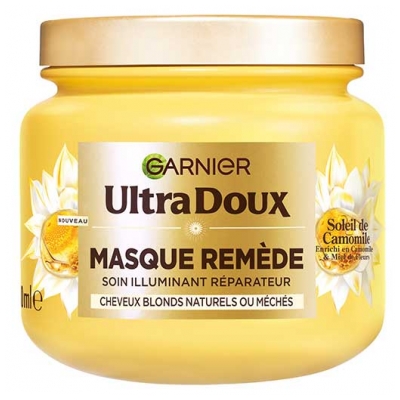 Garnier Ultra Doux Máscara Remédio Cabelos Loiros Naturais ou com Madeixas 340 ml