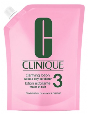 Clinique Peeling-Lotion Schritt 2 Morgens und Abends Mischhaut bis fettige Haut Nachfüllung 400 ml