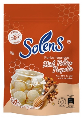 Solens Gefüllte Perlen mit Honig, Blütenpollen und Propolis 100 g (mindestens haltbar bis 04.12.2026)