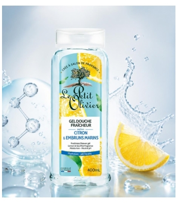 Le Petit Olivier Gel de Banho Frescura Limão & Brisa Marinha 400 ml