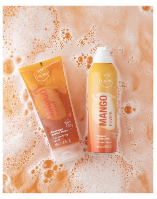 Laino Körper-Granité-Peeling Mango Power 200 ml