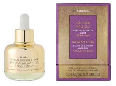 Korres Golden Krocus Safran D'Or Élixir de Safran Anti-Âge 30 ml
