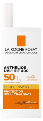 La Roche-Posay Anthelios UVmune 400 Fluide Invisible SPF50+ 50 ml (à consommer de préférence avant le 31/10/2026)