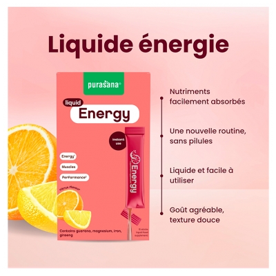Purasana Liquide Énergie 15 Sticks