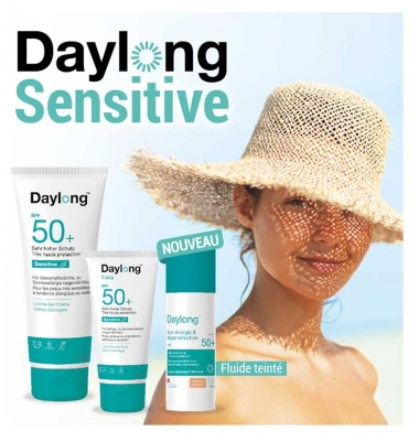 Daylong Sun Allergic & Hypersensitive Fluide Visage Teinté Clair à Moyen SPF50+ 50 ml