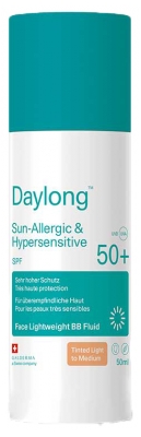Daylong Sun Allergic & Hypersensitive Fluide Visage Teinté Clair à Moyen SPF50+ 50 ml