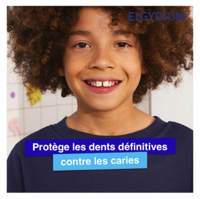 Elgydium Gel Dentifrice Junior Bouclier Protecteur 7/12 Ans Lot de 2 x 50 ml