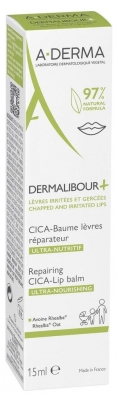 A-DERMA Dermalibour+ CICA Baume Lèvres Réparateur 15 ml