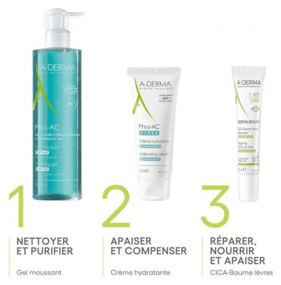 A-DERMA Dermalibour+ CICA Baume Lèvres Réparateur 15 ml
