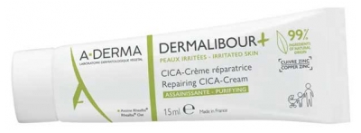 A-DERMA Dermalibour+ CICA - Crème Réparatrice 15 ml