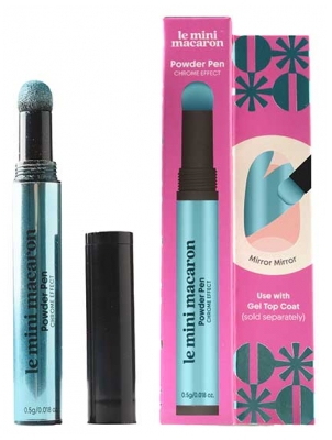Le Mini Macaron Pinceau Poudre Ongles Effet Chrome 0,5 g