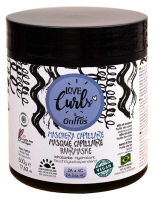 Griffus Love Curls Feuchtigkeitsspendende Haarmaske 500 g