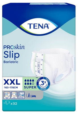 Tena ProSkin Slip Bariatric Super Taille XXL 32 Changes Complets
