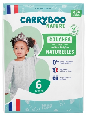 Pañales Naturales 34 Talla 6 (16-30 kg)