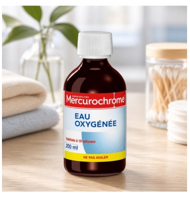 Mercurochrome Eau Oxygénée 10 Volumes 200 ml