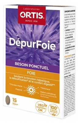 Ortis DépurFoie 15 Tabletten