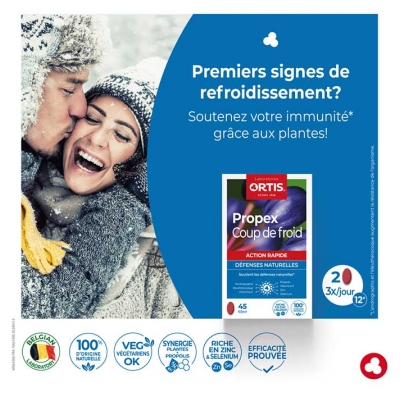 Ortis Propex Coup de Froid 45 Comprimés