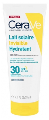 CeraVe Lait Solaire Hydratant Invisible SPF30 177 ml