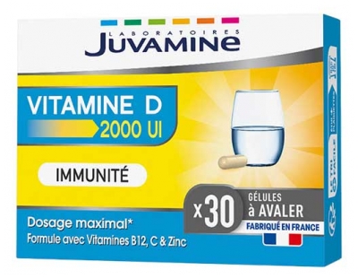 Juvamine Vitamine D 30 Gélules