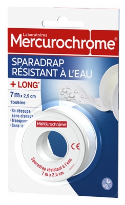 Mercurochrome Sparadrap Résistant à l'Eau 7 m