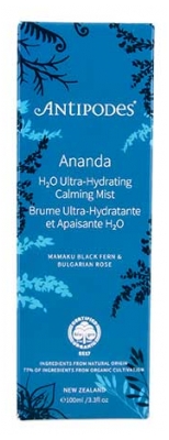 Antipodes Ananda Økologisk Ultra-Fugtgivende og Beroligende H2O Mist 100 ml