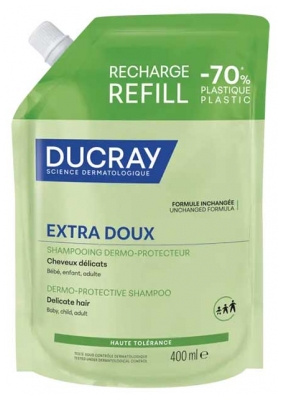 Ducray Extra jemný šampon náhradní náplň 400 ml