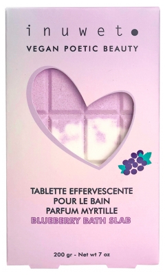 Inuwet Poreileva kylpylevy 200 g - Tuoksu: Mustikka