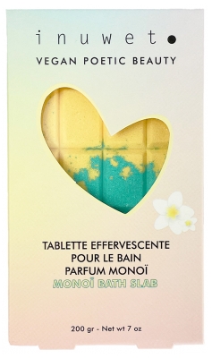 Inuwet Poreileva kylpylevy 200 g - Tuoksu: Monoï