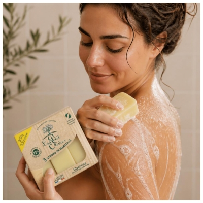 Le Petit Olivier Marseille Glycerin Soap 3 x 100 g