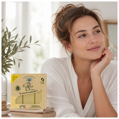 Le Petit Olivier Marseille Glycerin Soap 3 x 100 g