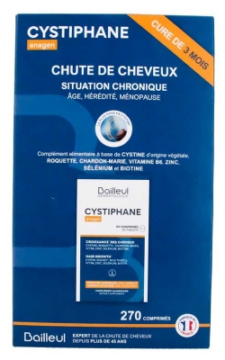 Bailleul-Biorga Cystiphane Anagen Hair Growth 270 Tablets