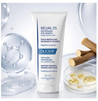 Gel de Curățare Anti-Scuame Ducray Kelual DS 200 ml