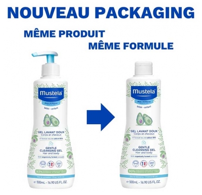 Mustela Gel Lavant Doux à l'Avocat 500 ml