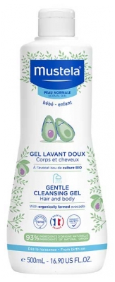 Mustela Jemný mycí gel s avokádem 500 ml