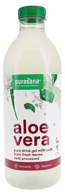 Purasana Gėrimui skirtas Aloe Vera Gelis su minkštimu Ekologiškas 1 L