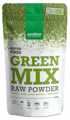Purasana Green Mix Bio Prah 200 g