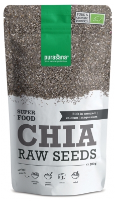 Purasana Super Food Ekologiškos Chia Sėklos 200 g
