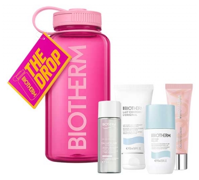 Biotherm The Pink Drop Dry Skin Water Bottle Set
