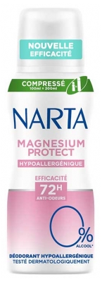 Narta Magnesium Protect 48H Hypoallergenic Deodorant Compressed Spray 100 ml