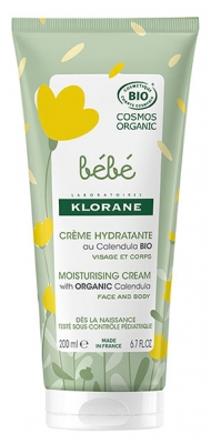 Klorane Baby Ekologisk Fuktkräm 200 ml