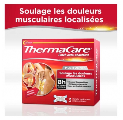 ThermaCare Patch Auto-Chauffant Multi-Zones 8H 3 Patchs