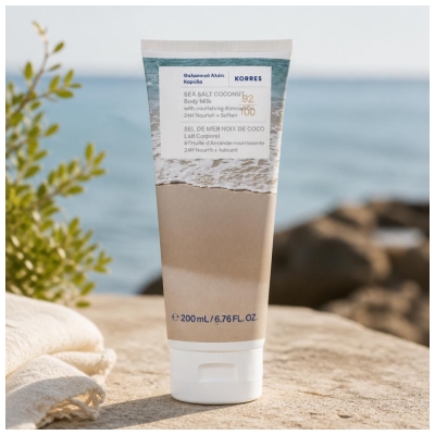 Korres Lait Corps Sel de Mer Noix de Coco 200 ml