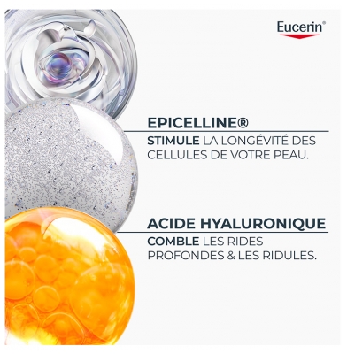 Eucerin Hyaluron-Filler + Longevity Soin de Jour Epigénétique SPF30 50 ml