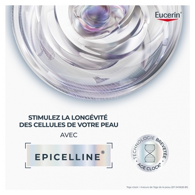Eucerin Hyaluron-Filler + Longevity Soin de Jour Epigénétique SPF30 50 ml