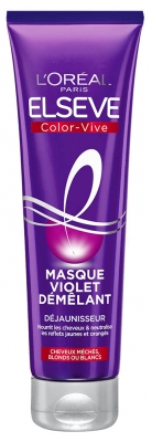 L'Oréal Paris Elseve Color Vive Violeta Matu Maska Izķemmēšanai un Atvaicēšanai 150ml