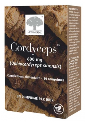 New Nordic Cordyceps 30 Comprimés