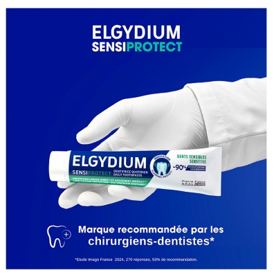 Elgydium Sensiprotect Dentifrice Dents Sensibles 75 ml
