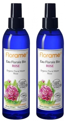 Florame Bio-Rosenblütenwasser Set mit 2 x 200 ml
