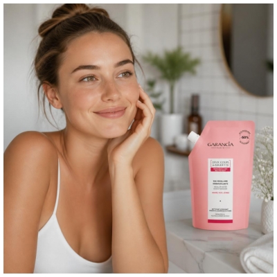 Garancia Source Micellaire Enchantée Eau Démaquillante Micellaire Rose d'Antan Øko-Refill 400 ml