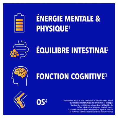 Bion 3 Énergie 50+ & Équilibre Intestinal 60 Comprimés